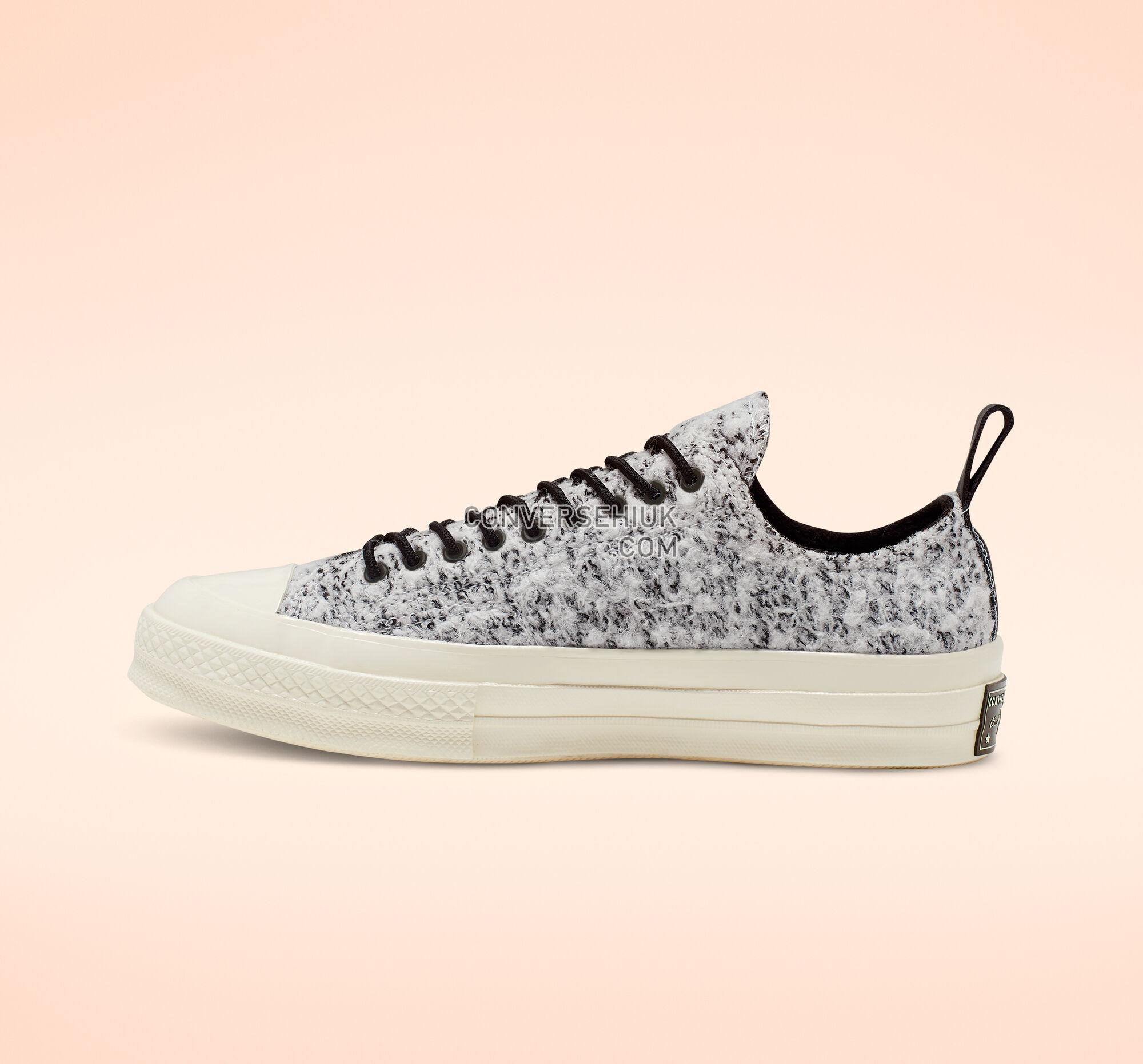 Converse Boucle Wool Chuck 70 White/Black/Egret 166254C Shoes