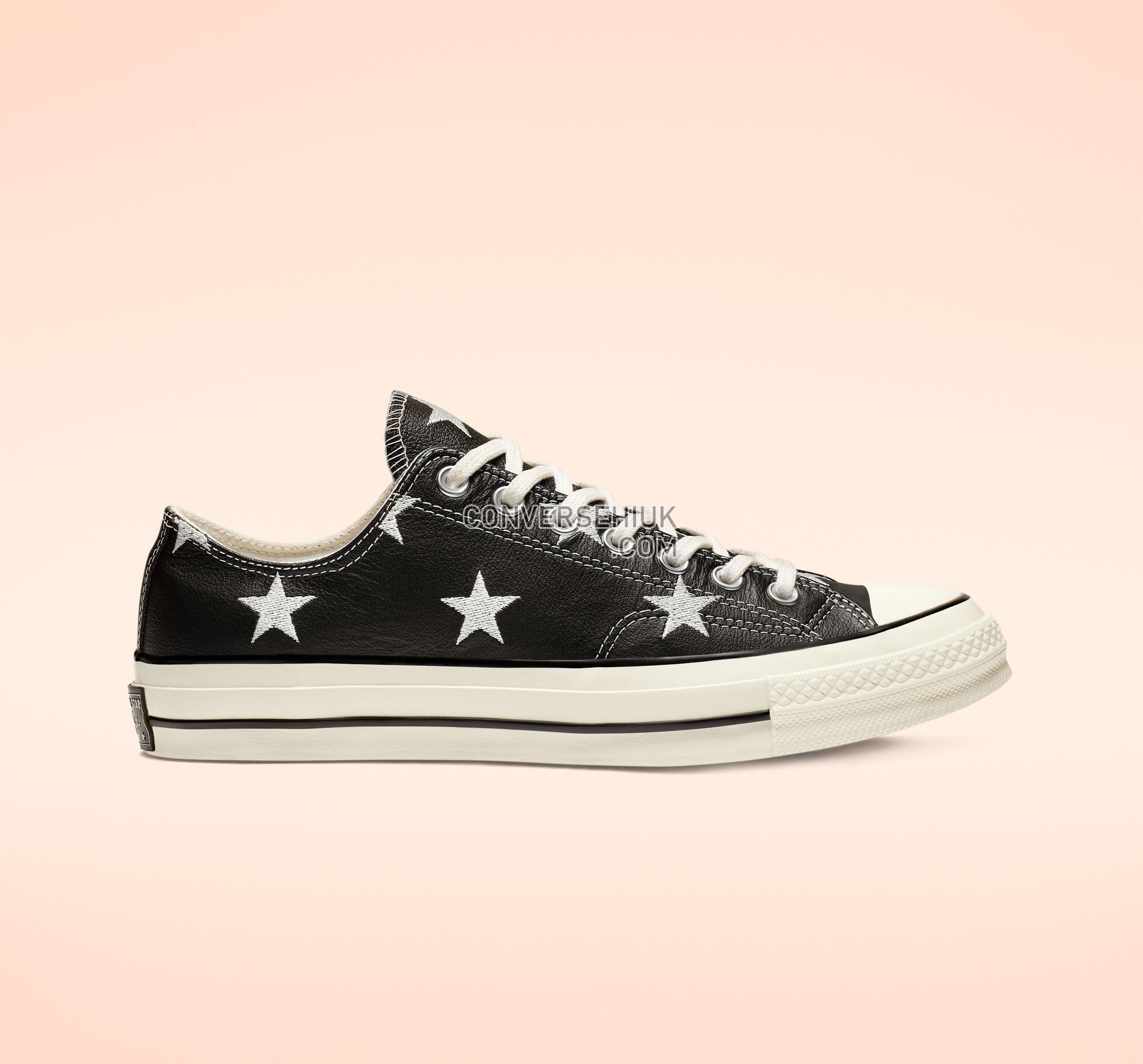 Converse Leather Archive Prints Chuck 70 Black/Egret/White 165964C Shoes