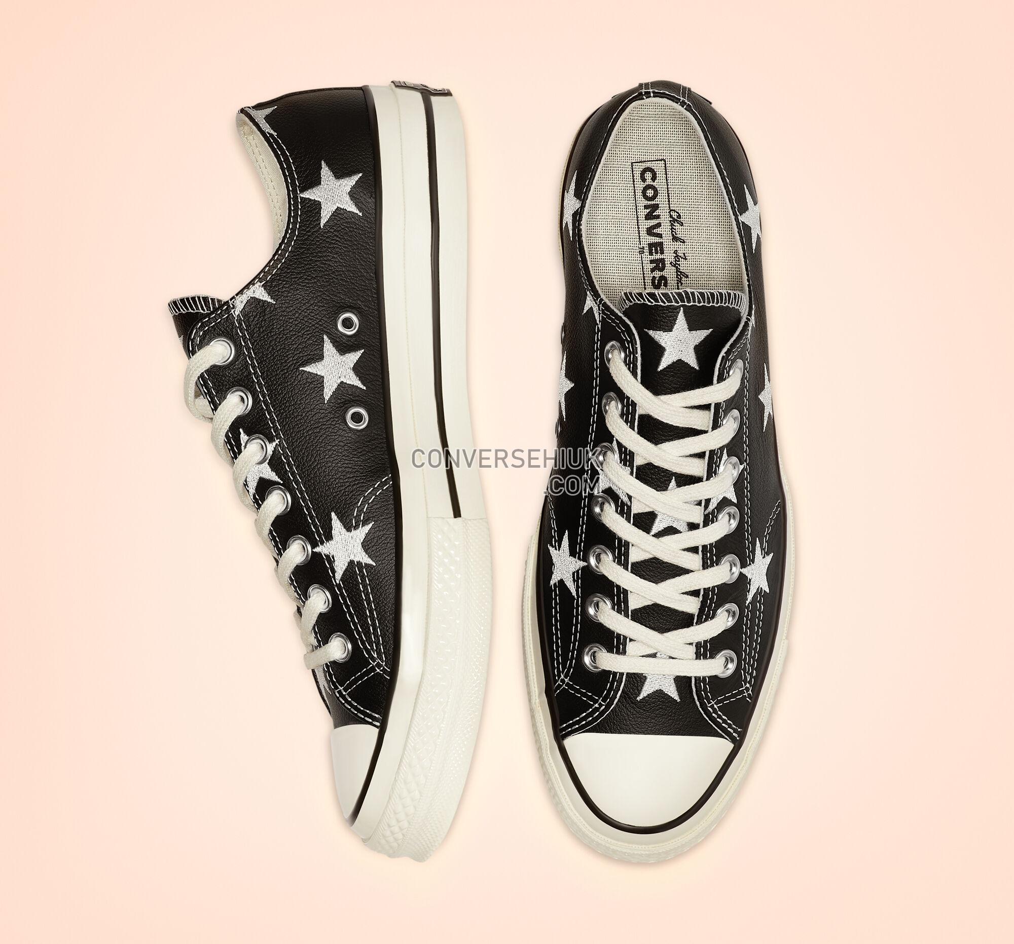 Converse Leather Archive Prints Chuck 70 Black/Egret/White 165964C Shoes