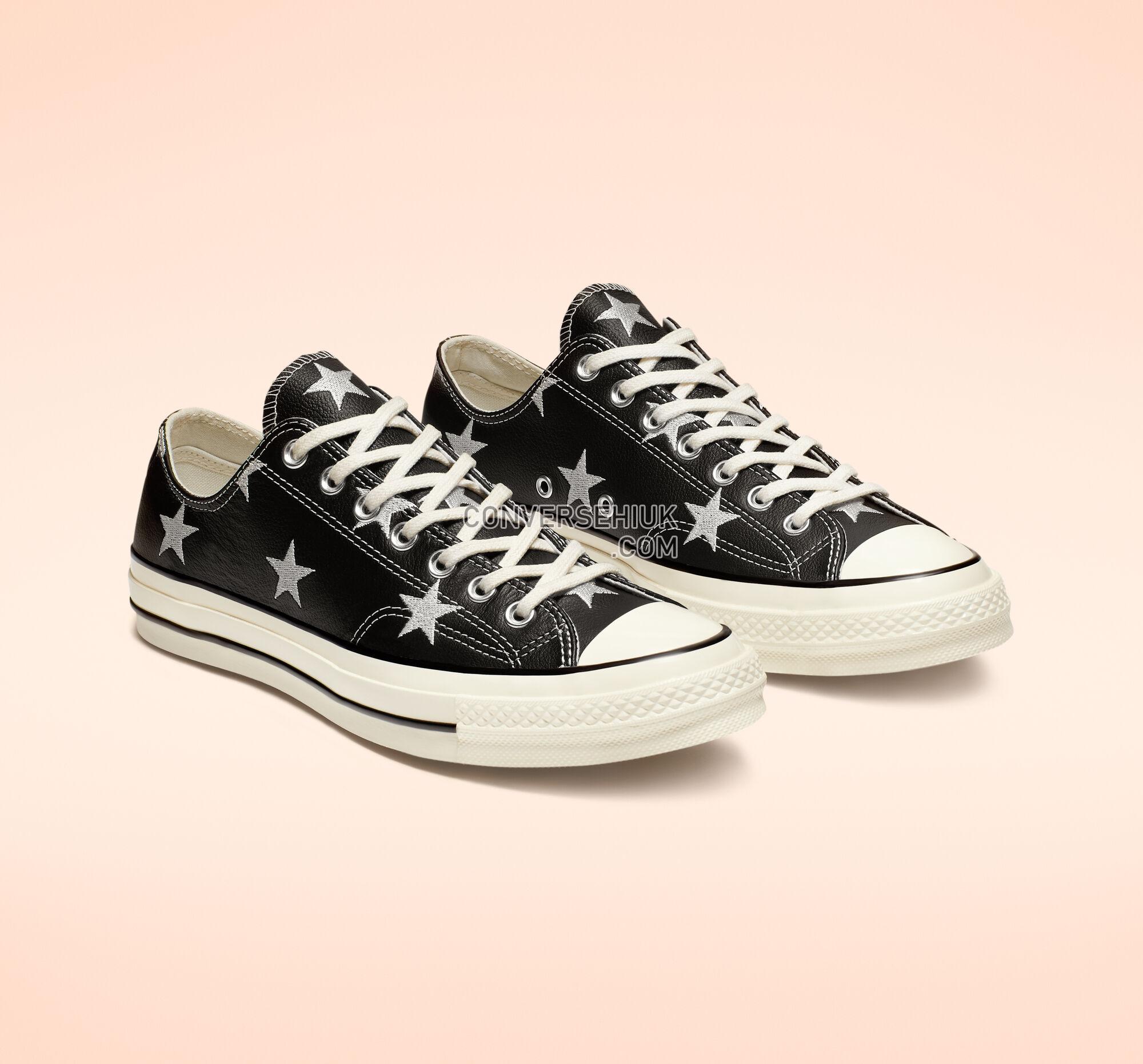 Converse Leather Archive Prints Chuck 70 Black/Egret/White 165964C Shoes