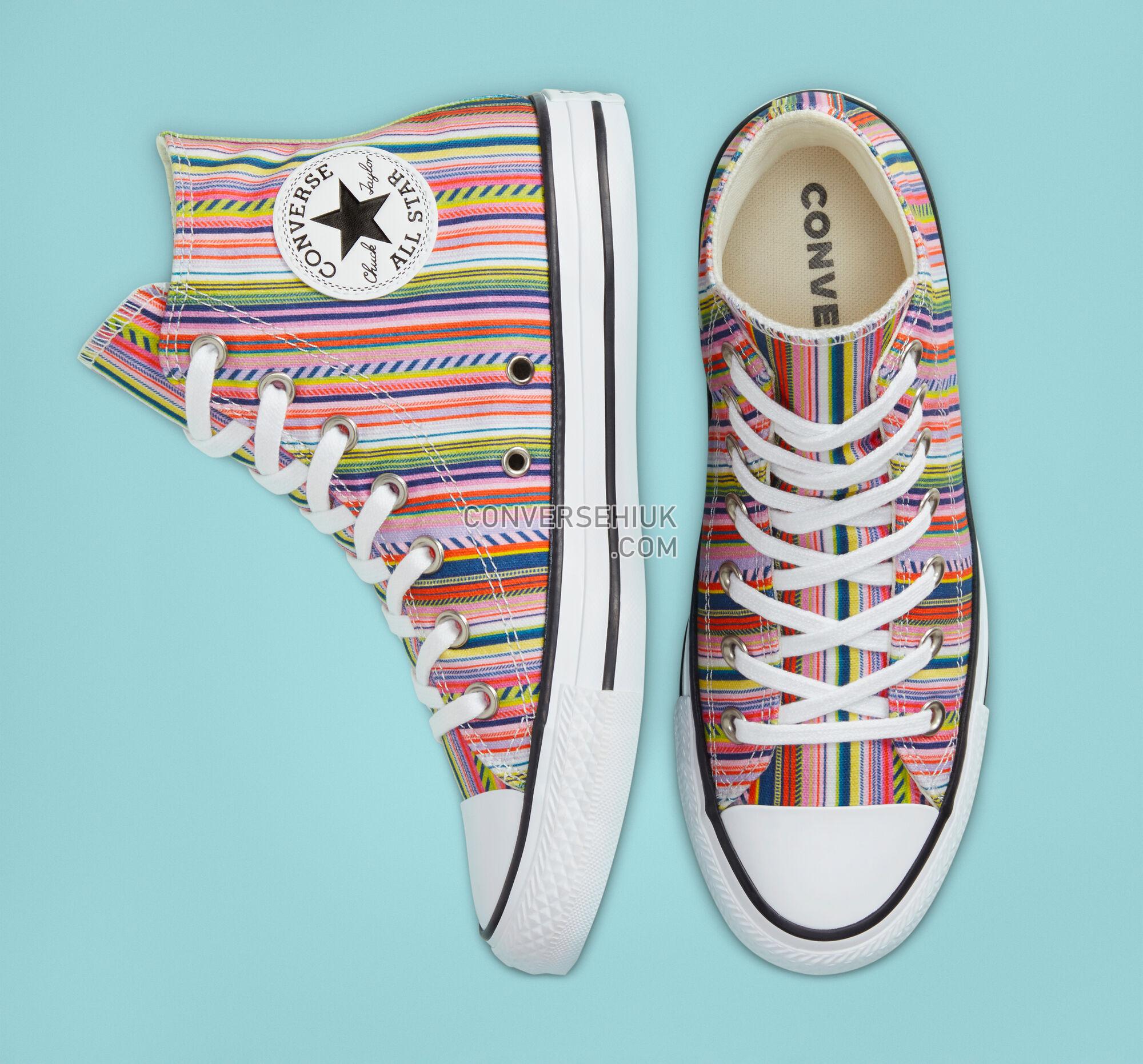 Converse Summer Stripes Chuck Taylor All Star White/Multi/Black 168279F Shoes