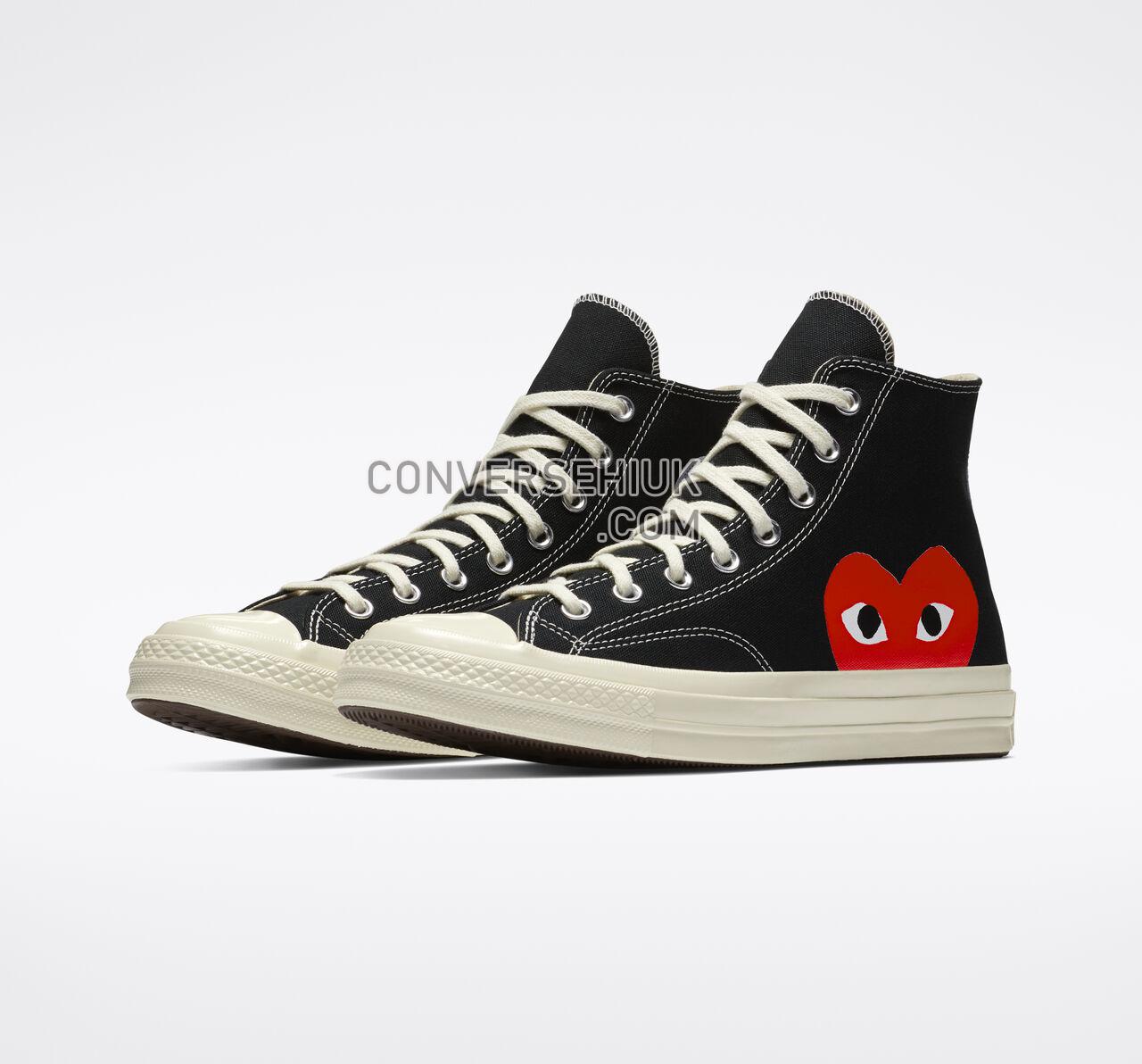 Converse x Comme des Garccedilons PLAY Chuck 70 Black/White/High Risk Red 150204C Shoes