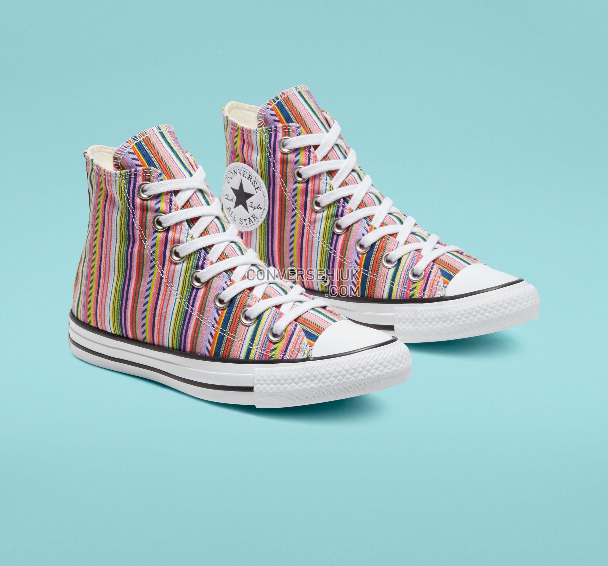 Converse Summer Stripes Chuck Taylor All Star White/Multi/Black 168279F Shoes