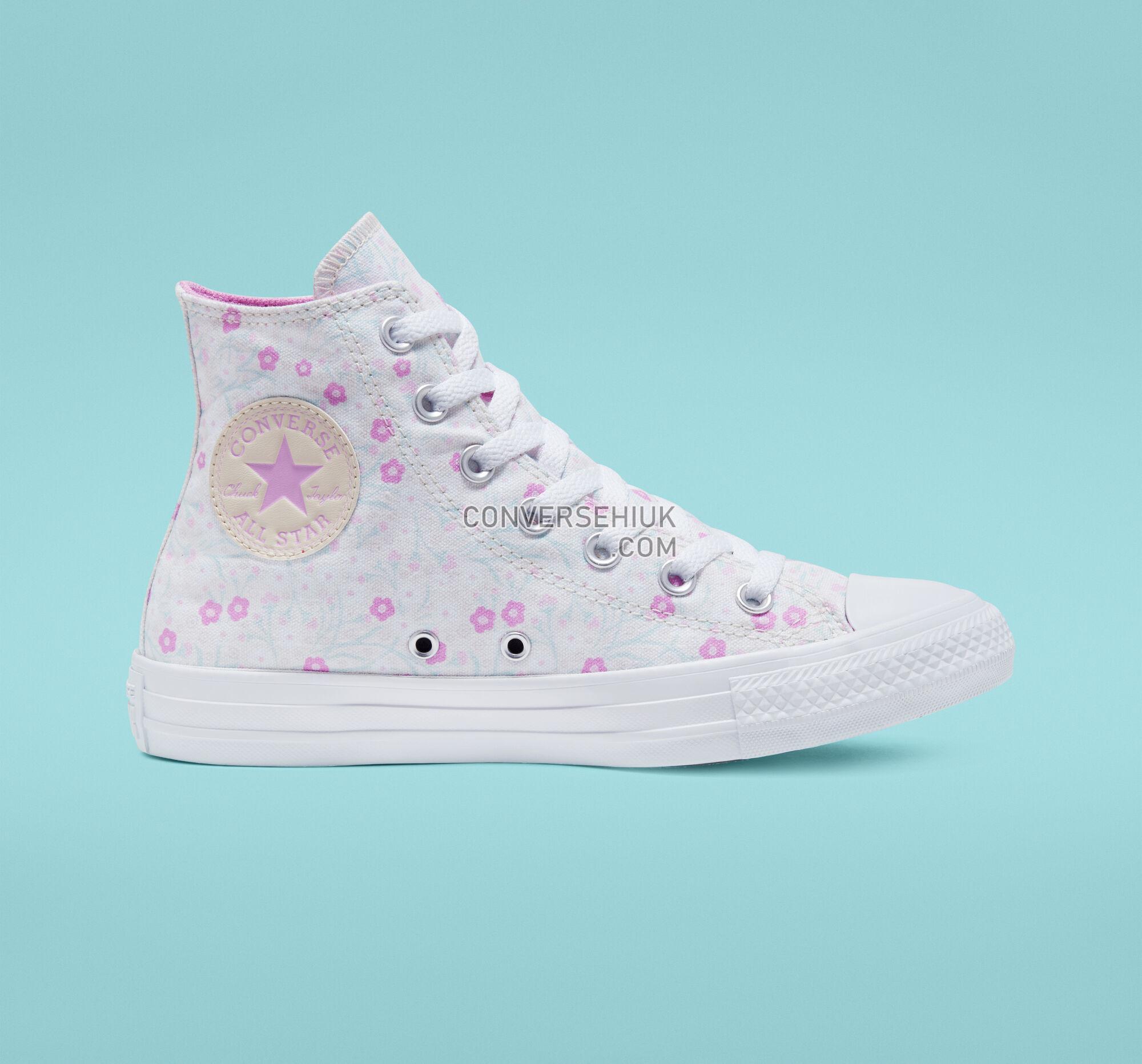 Converse Floral Chuck Taylor All Star White/Peony Pink/Ocean Mint 567032F Shoes