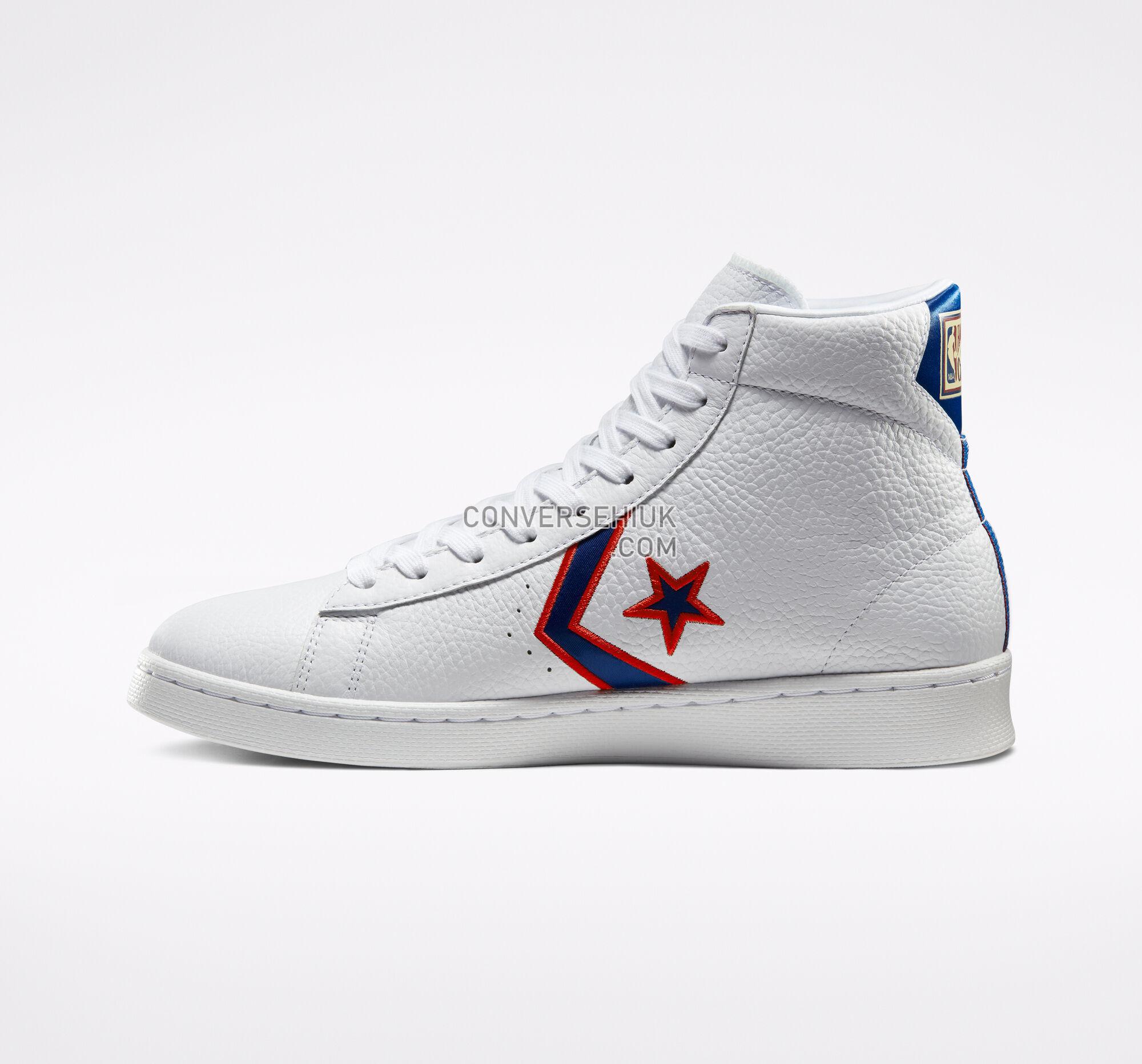 Converse Breaking Down Barriers Pistons Pro Leather White//Rush Blue 167058C Shoes