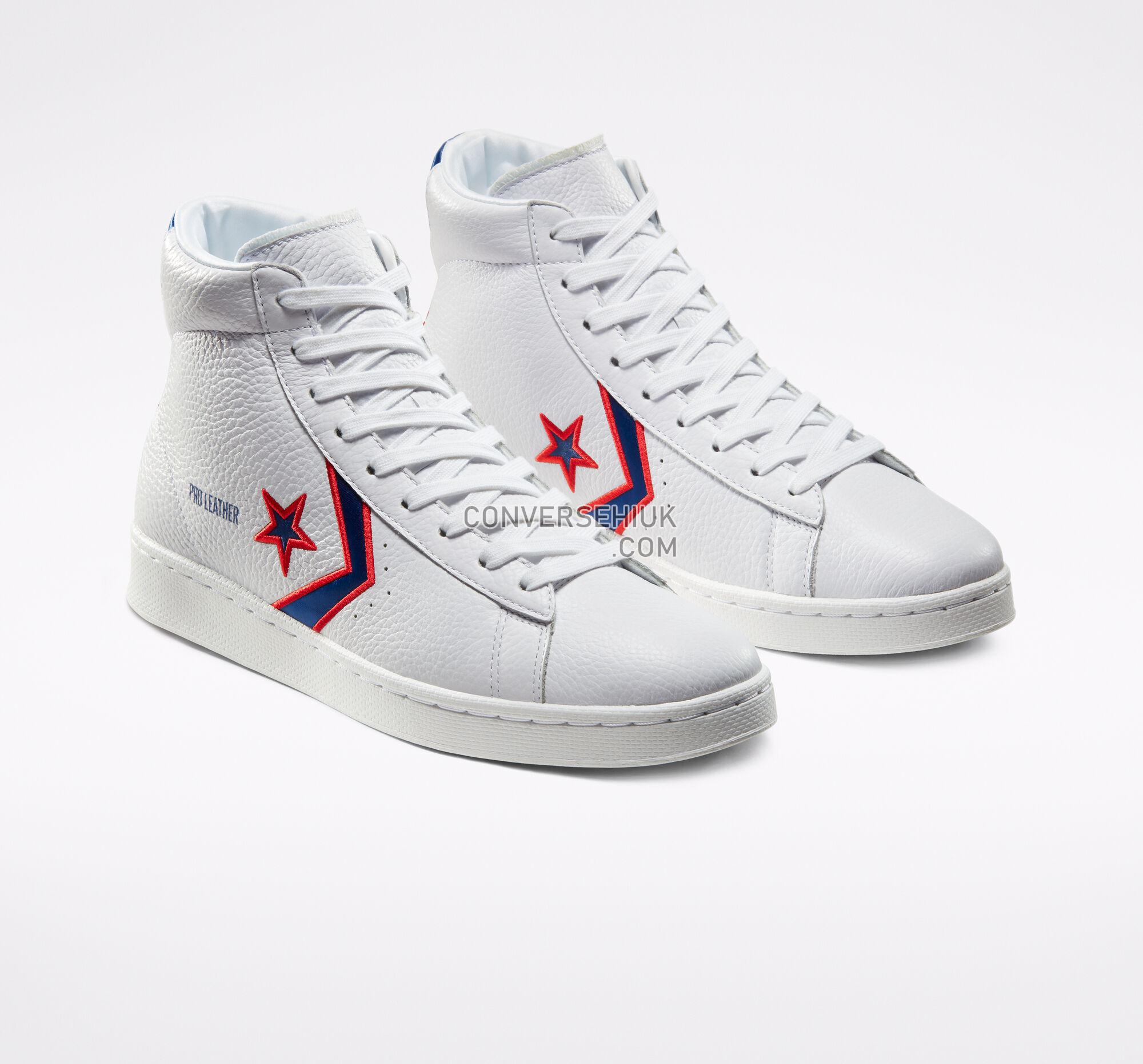 Converse Breaking Down Barriers Pistons Pro Leather White//Rush Blue 167058C Shoes