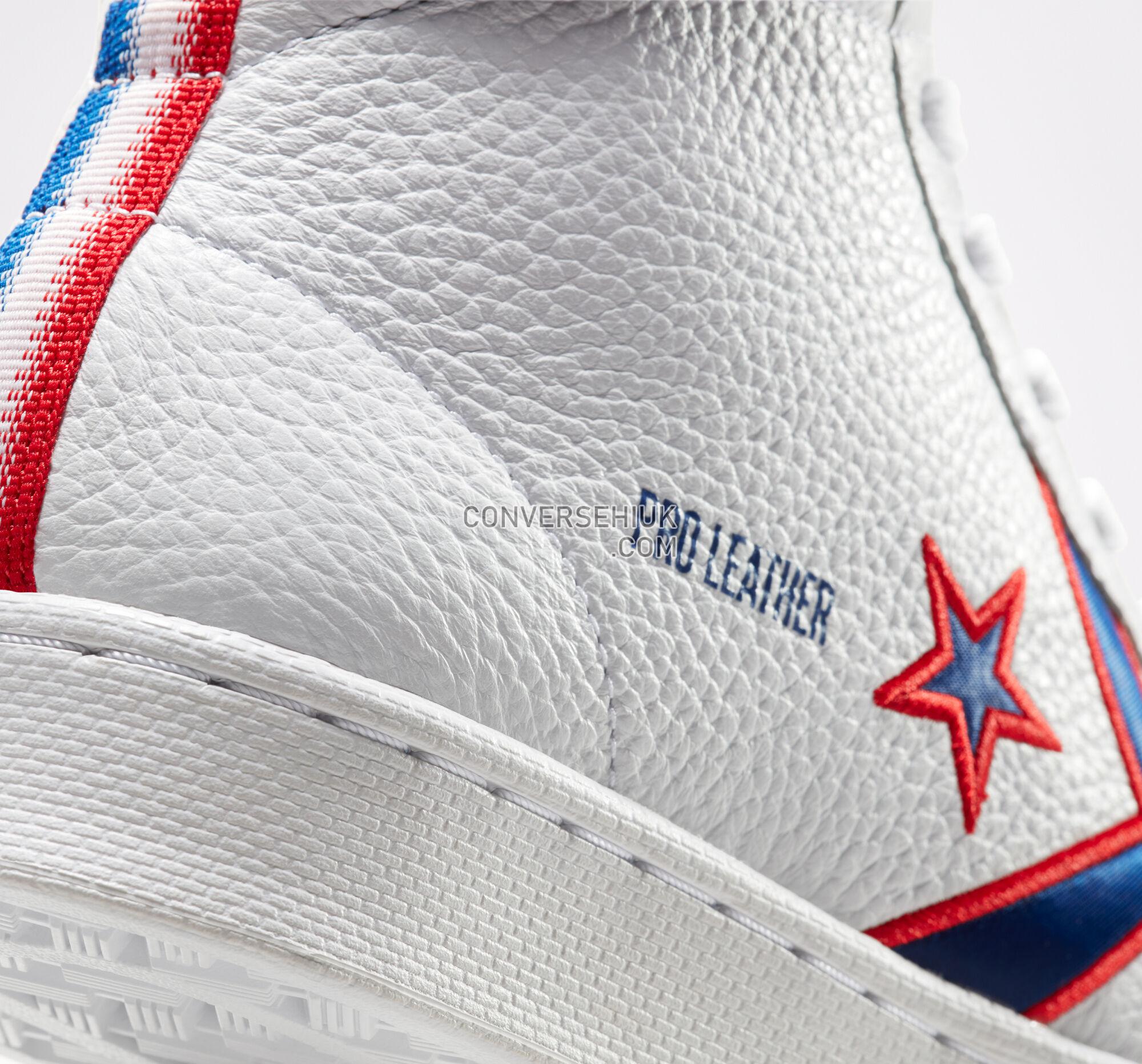 Converse Breaking Down Barriers Pistons Pro Leather White//Rush Blue 167058C Shoes