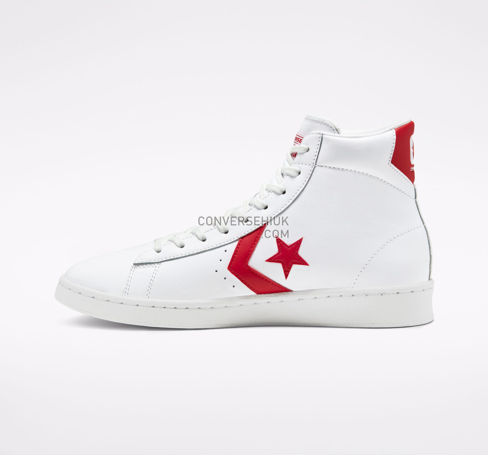 Converse OG Pro Leather White/University Red/White 168131C Shoes