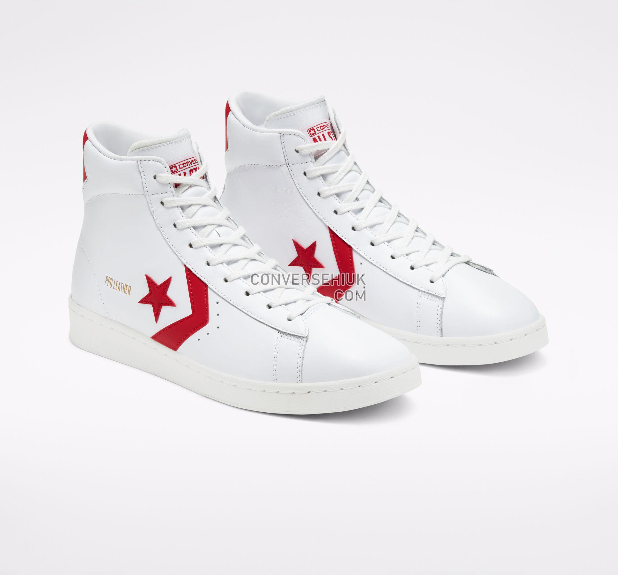 Converse OG Pro Leather White/University Red/White 168131C Shoes