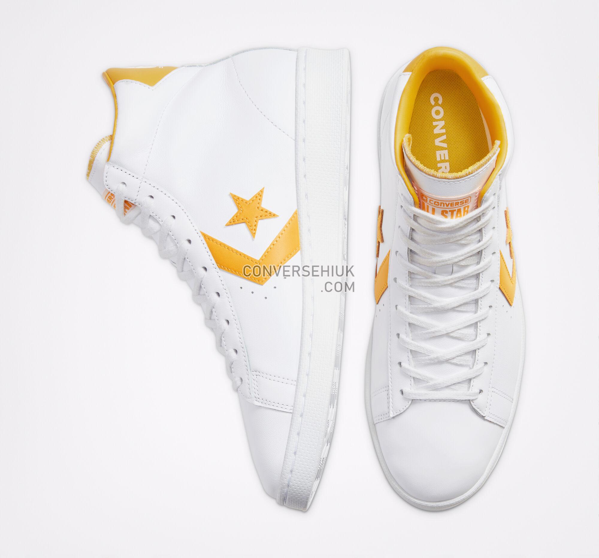 Converse OG Pro Leather White/Amarillo/White 166812C Shoes