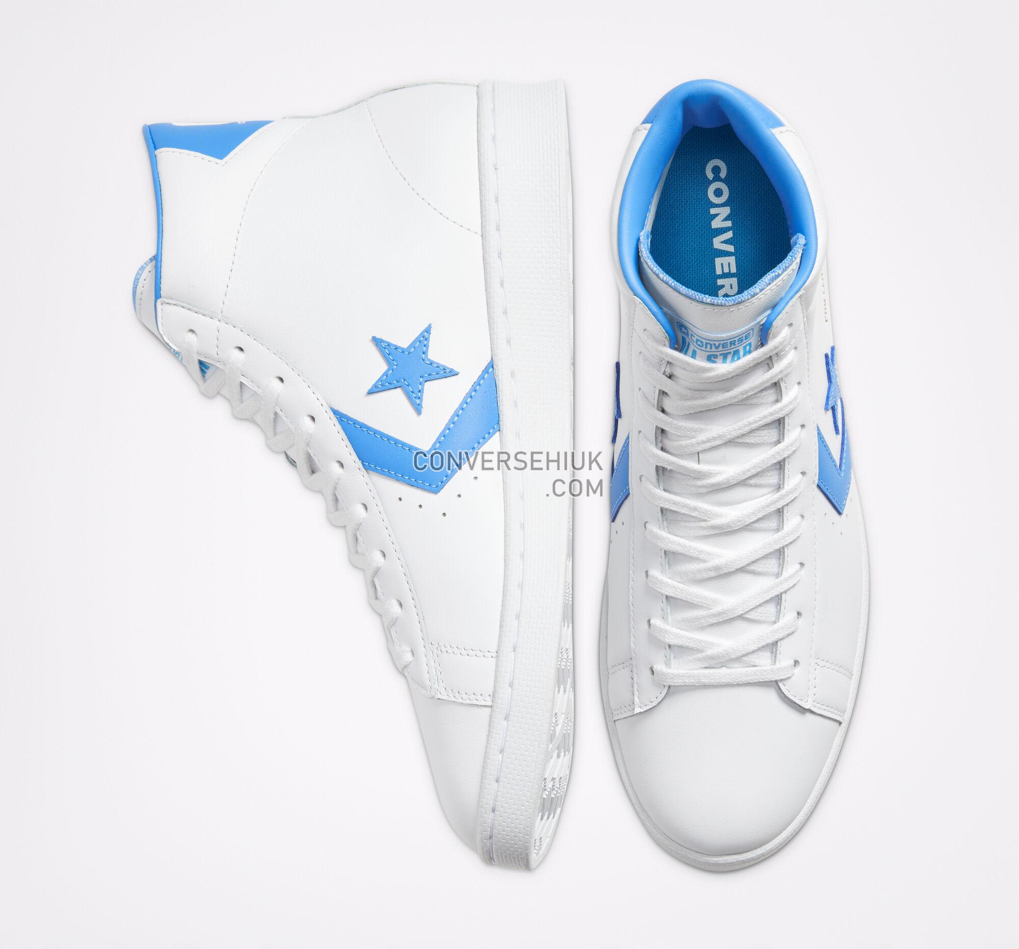 Converse OG Pro Leather White/Coast Blue/White 166813C Shoes