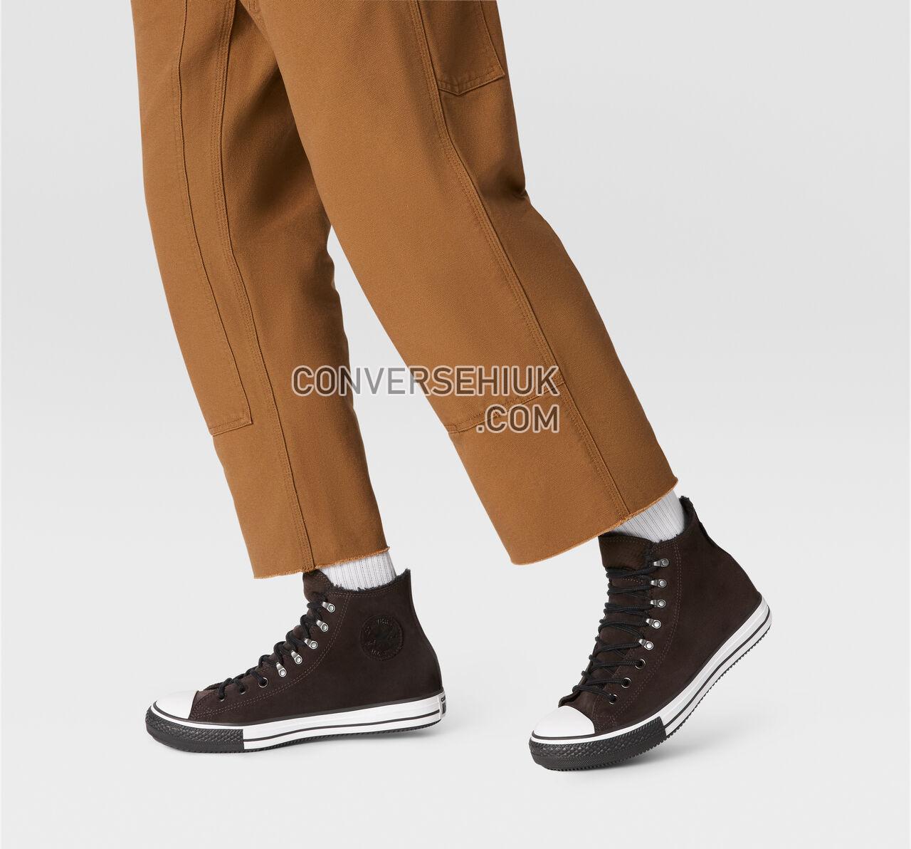 Converse Chuck Taylor All Star Winter Waterproof High Top Velvet Brown/White/Black 165452C Shoes