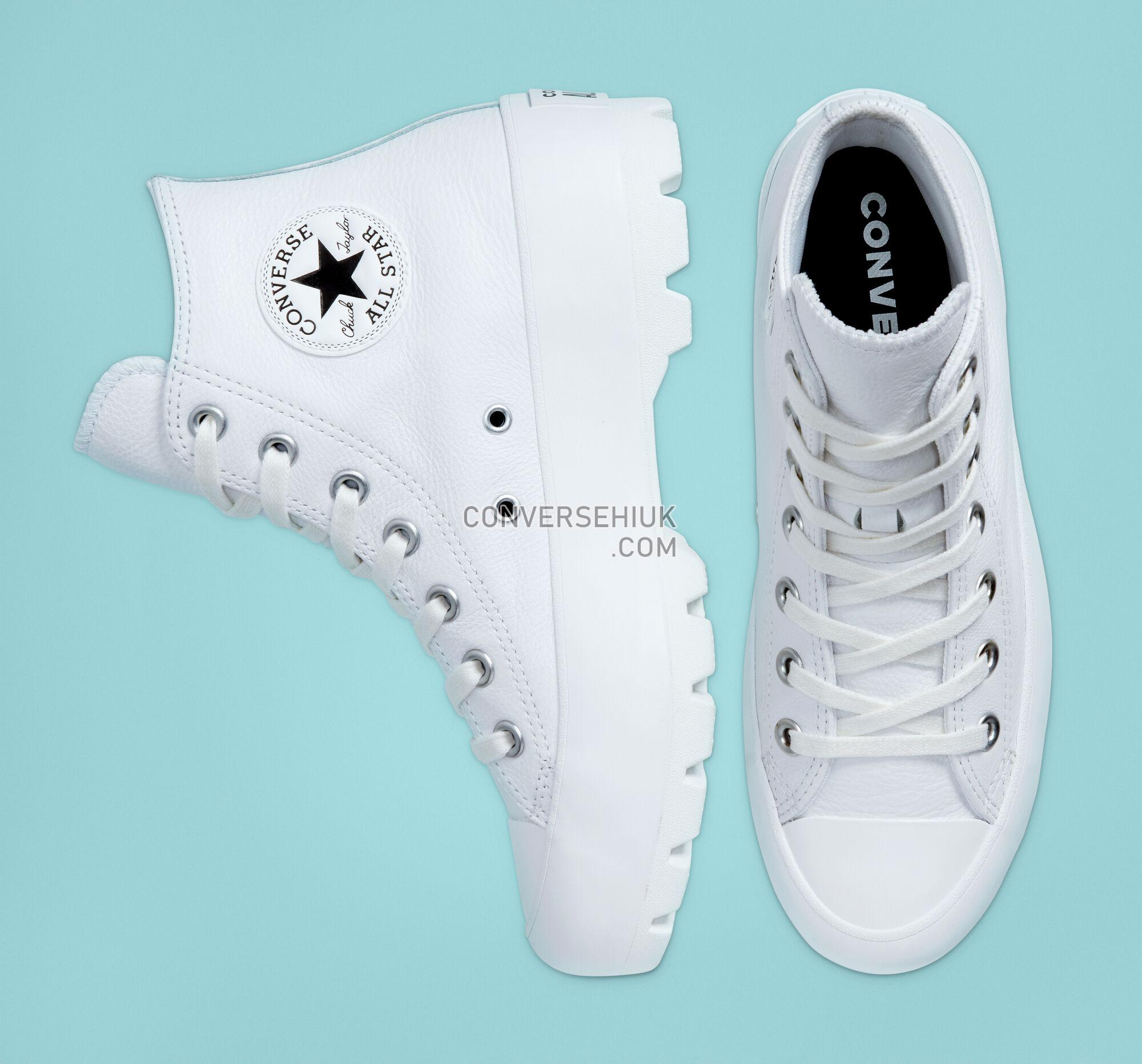 Converse Lugged Leather Chuck Taylor All Star White/Black/White 567165C Shoes