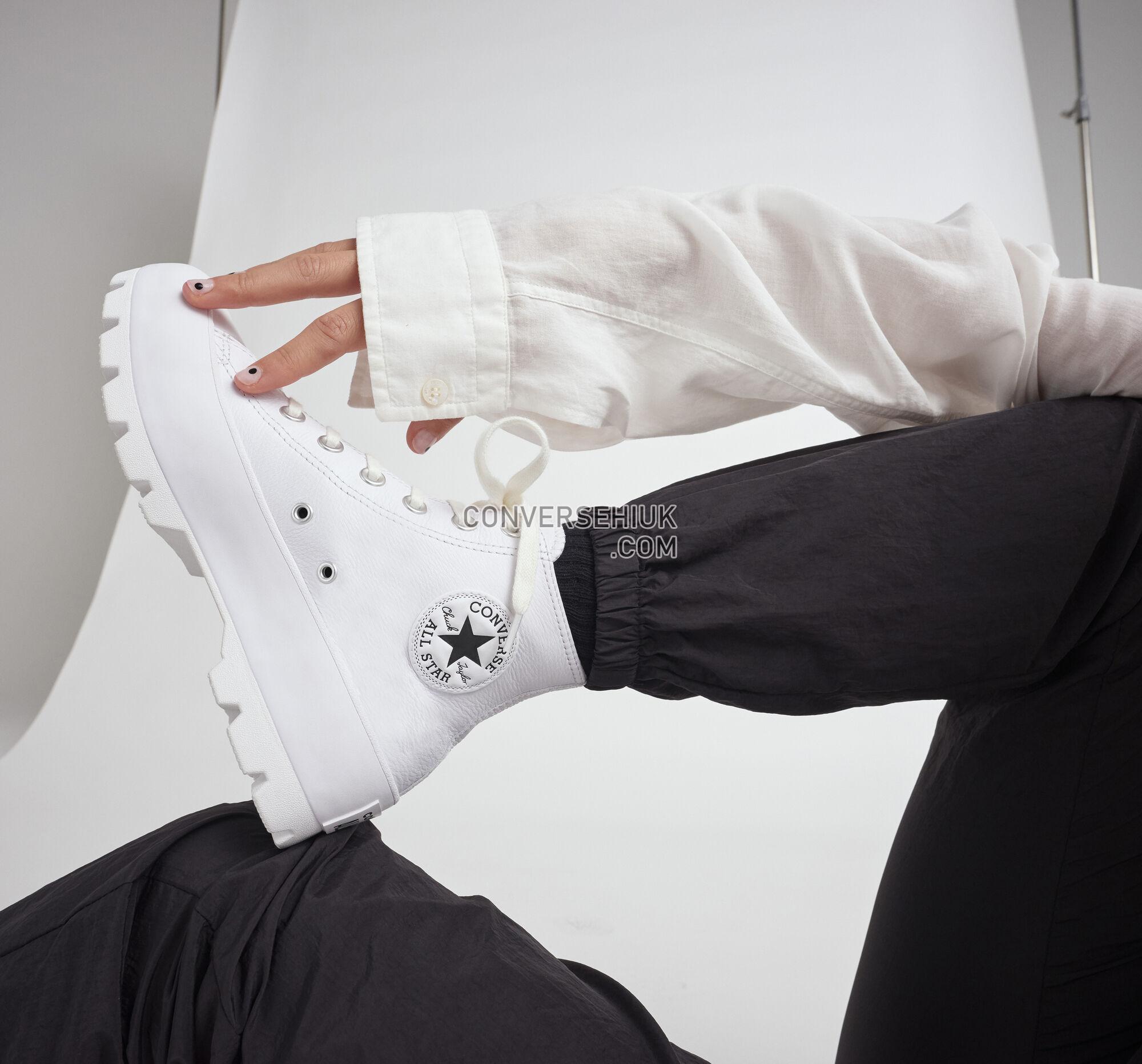 Converse Lugged Leather Chuck Taylor All Star White/Black/White 567165C Shoes