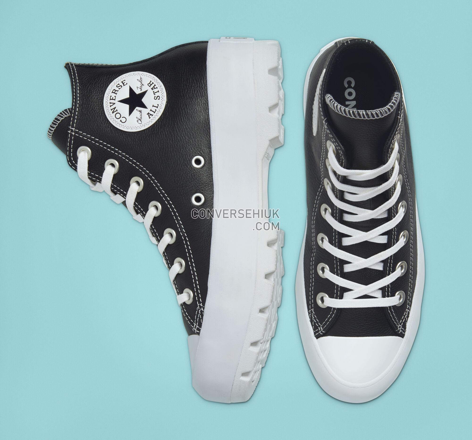 Converse Lugged Leather Chuck Taylor All Star Black/White/White 567164C Shoes