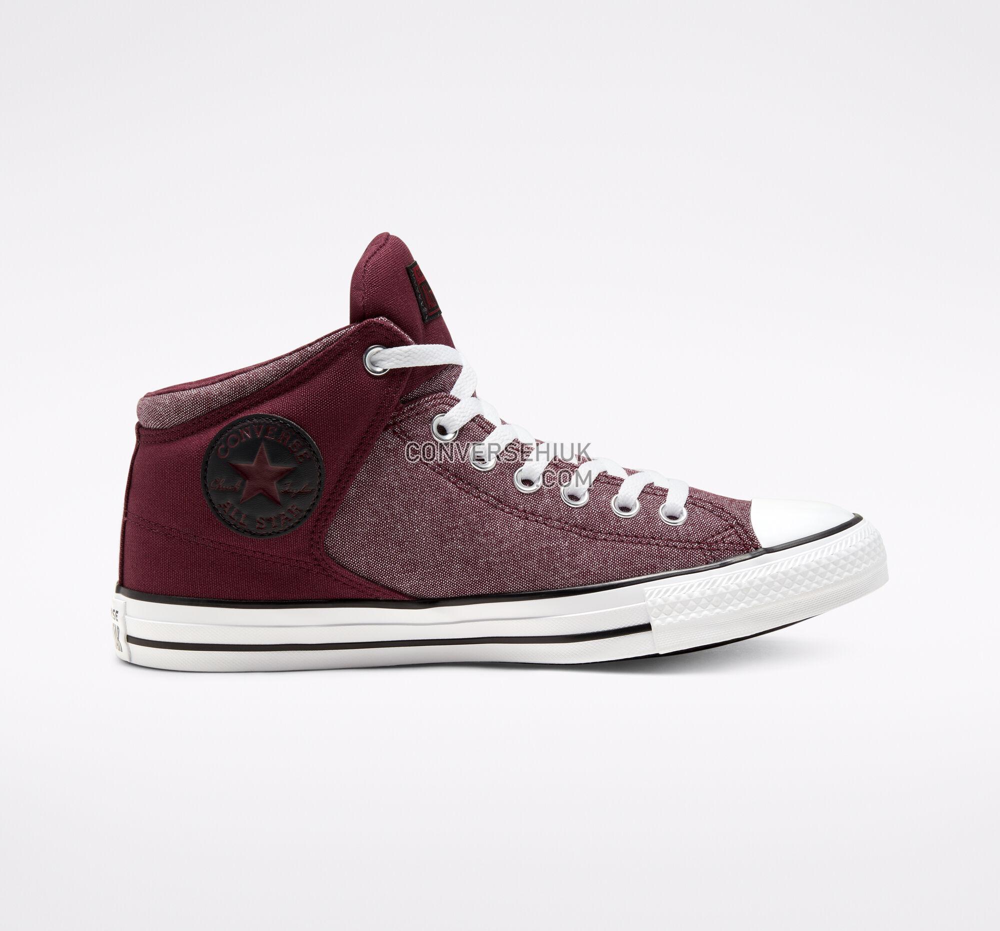 Converse Washed Ashore Chuck Taylor All Star High Street Dark Burgundy/White/Black 164710F Shoes