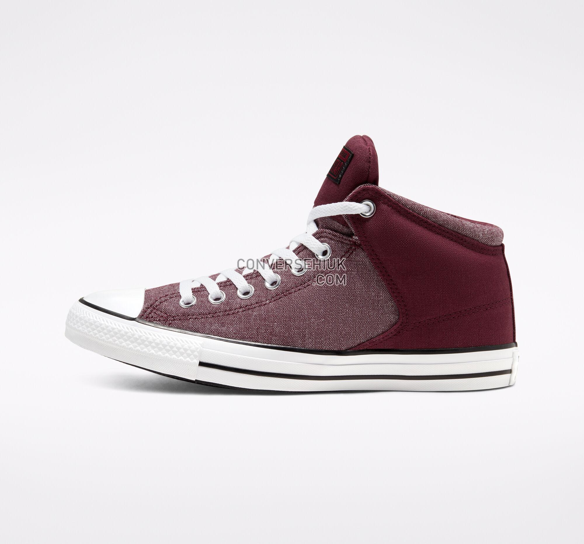 Converse Washed Ashore Chuck Taylor All Star High Street Dark Burgundy/White/Black 164710F Shoes