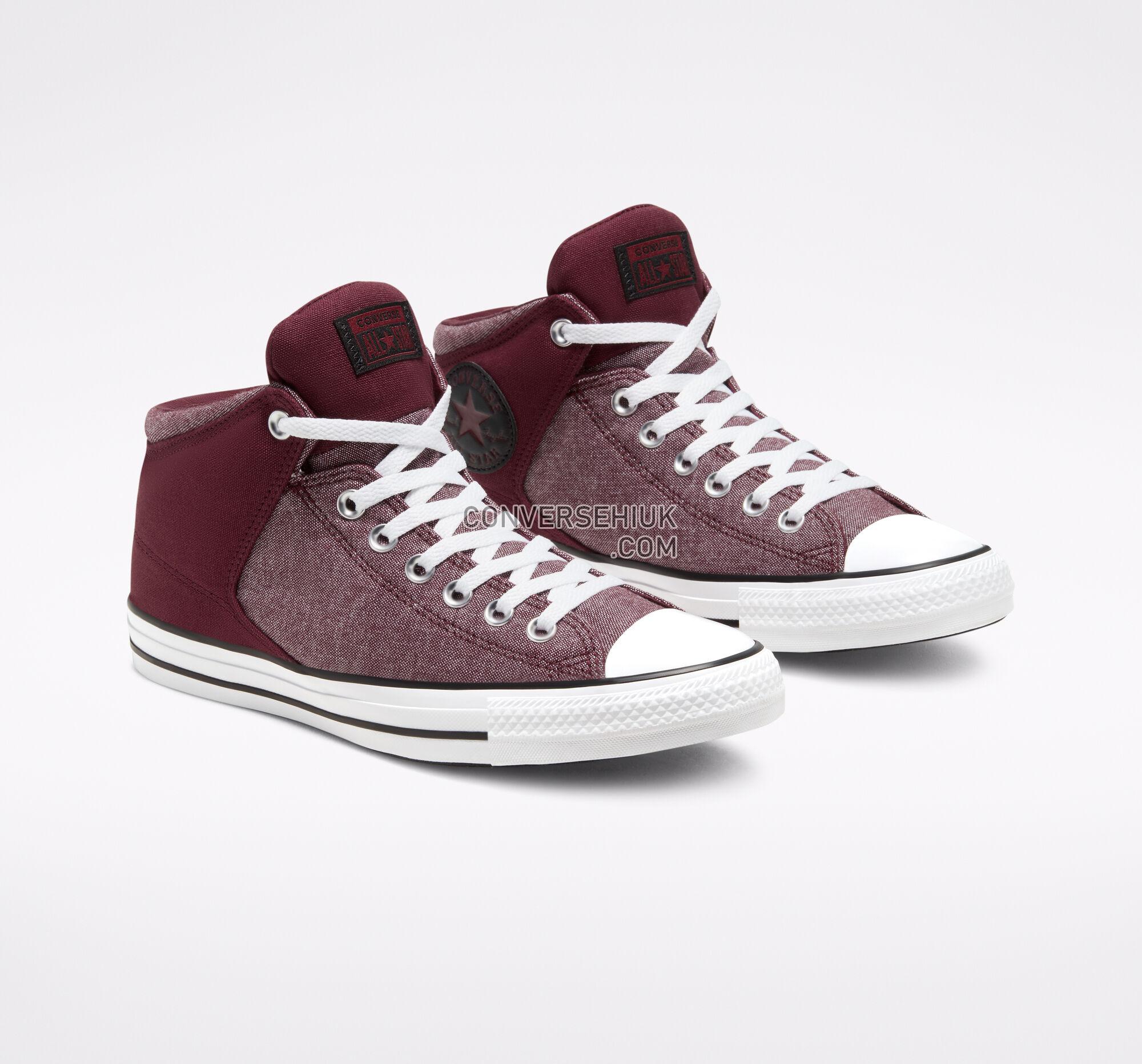 Converse Washed Ashore Chuck Taylor All Star High Street Dark Burgundy/White/Black 164710F Shoes