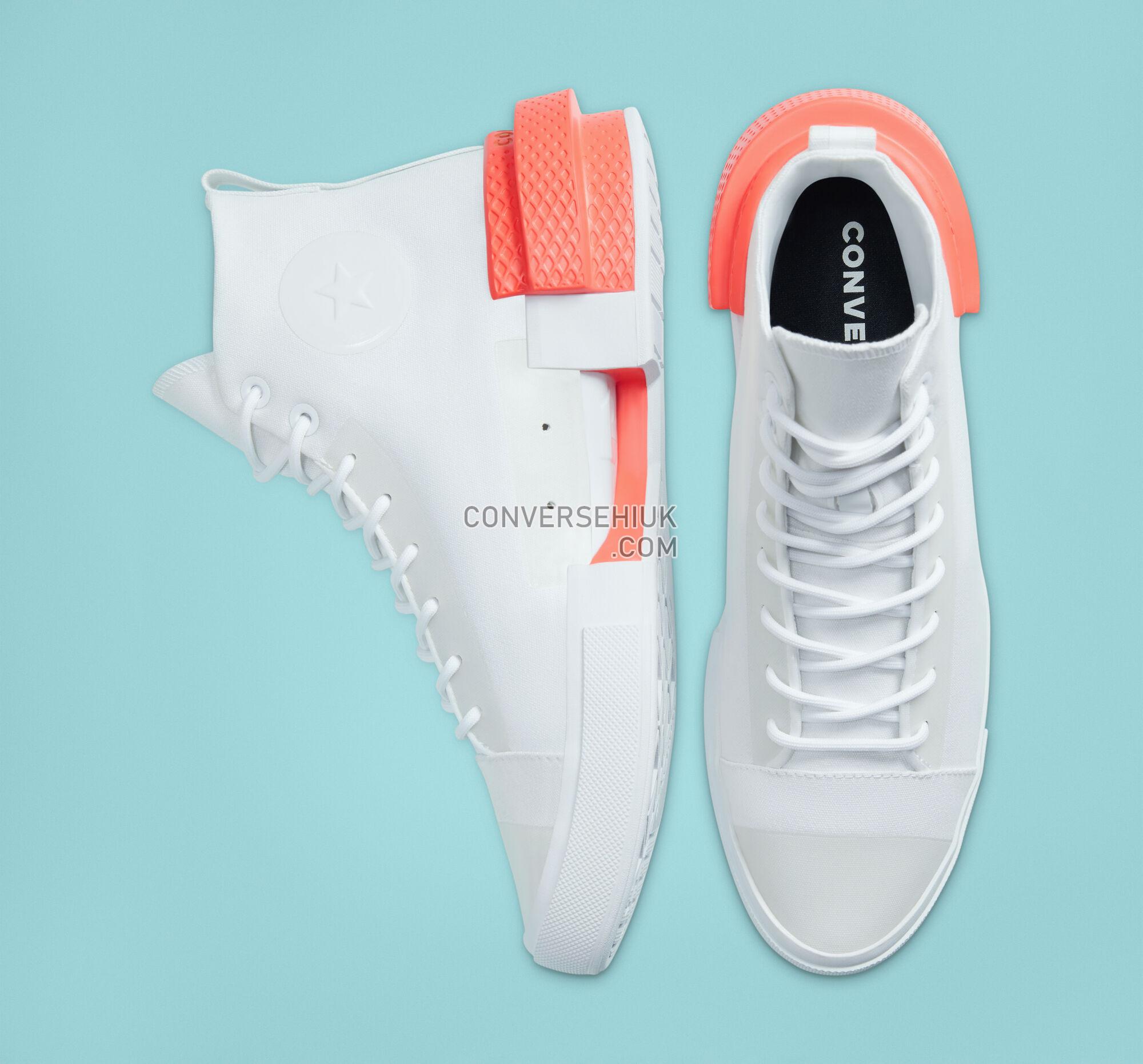 Converse All Star Disrupt CX White/Wild Mango/White 167753C Shoes