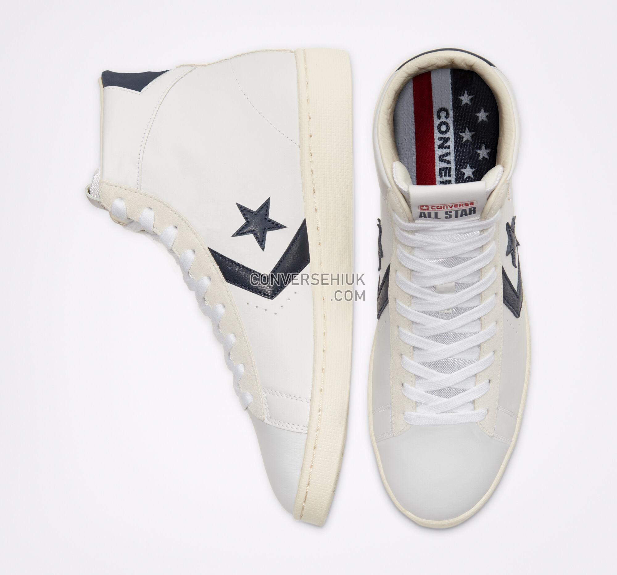 Converse Pro Leather White/Obsidian/Egret 167968C Shoes