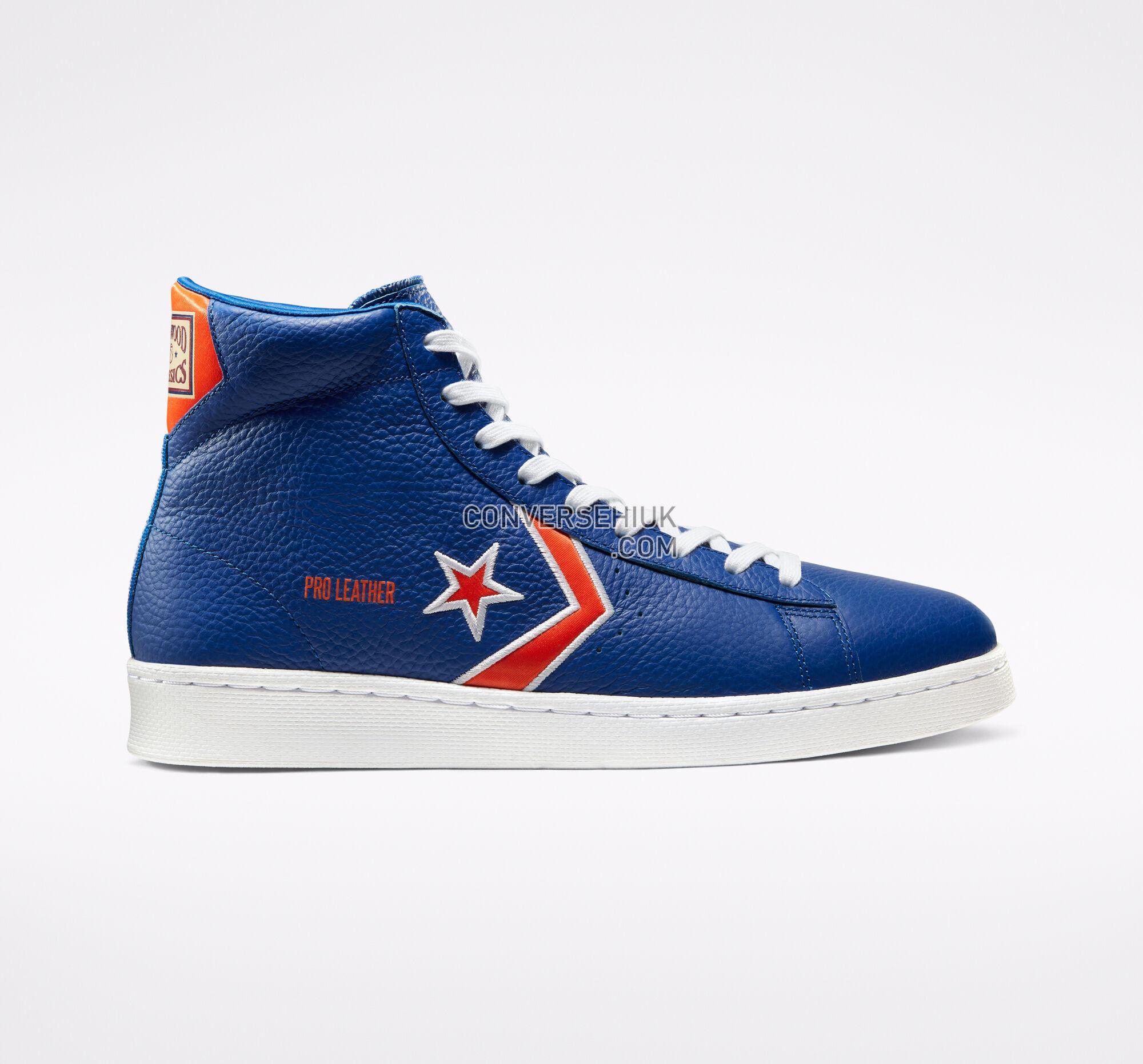 Converse Breaking Down Barriers Knicks Pro Leather Rush Blue/Brilliant Orange 166809C Shoes