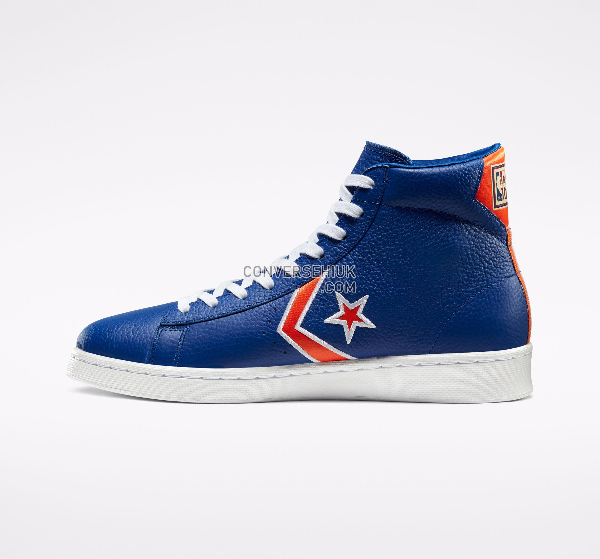 Converse Breaking Down Barriers Knicks Pro Leather Rush Blue/Brilliant Orange 166809C Shoes