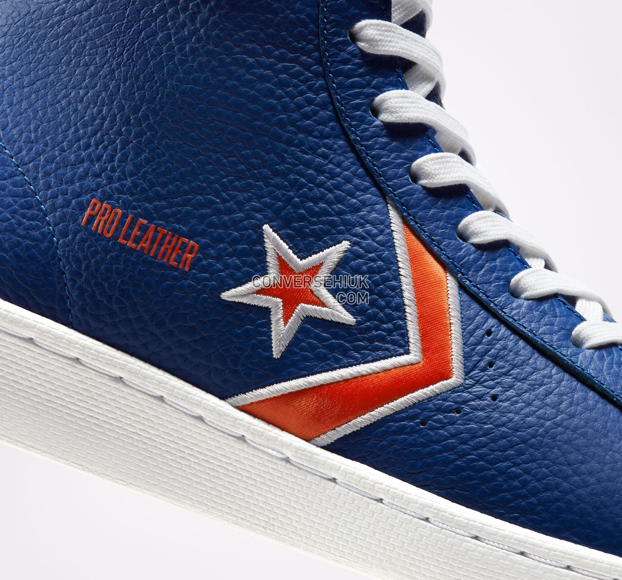 Converse Breaking Down Barriers Knicks Pro Leather Rush Blue/Brilliant Orange 166809C Shoes