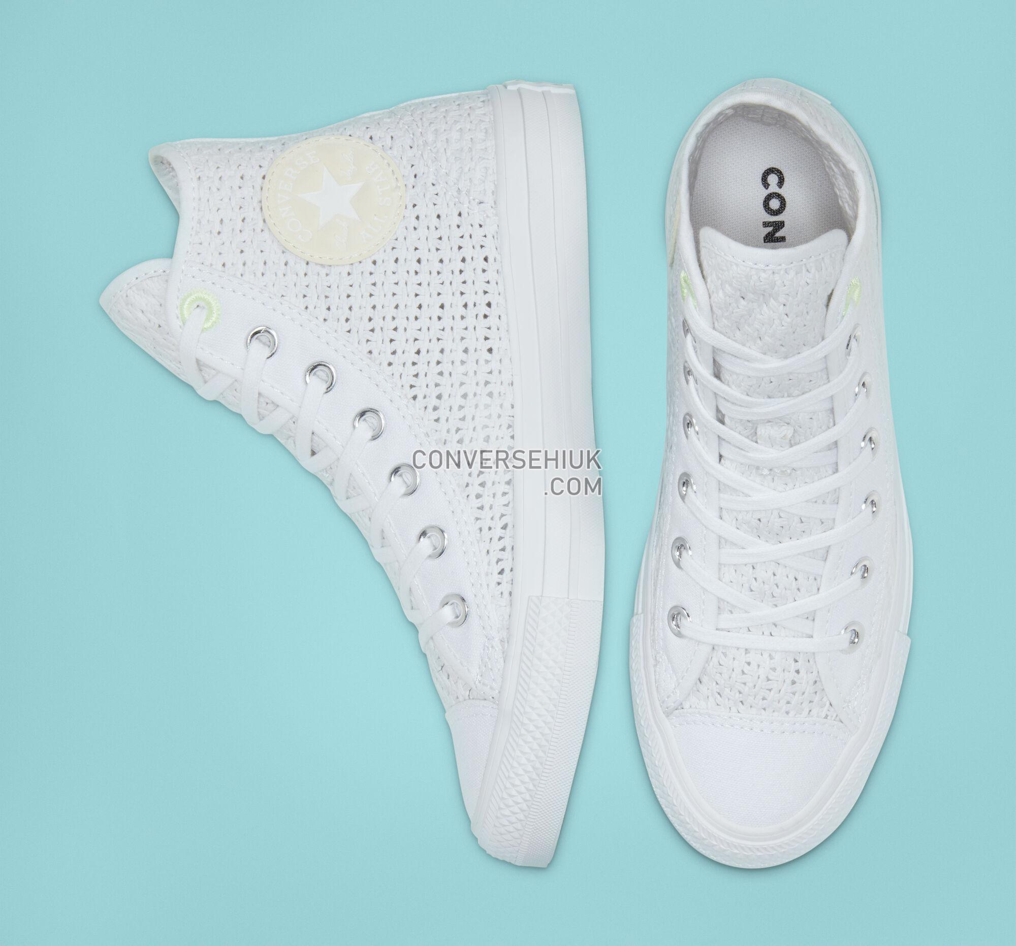 Converse Summer Getaway Chuck Taylor All Star White/Barely Volt/White 567654C Shoes