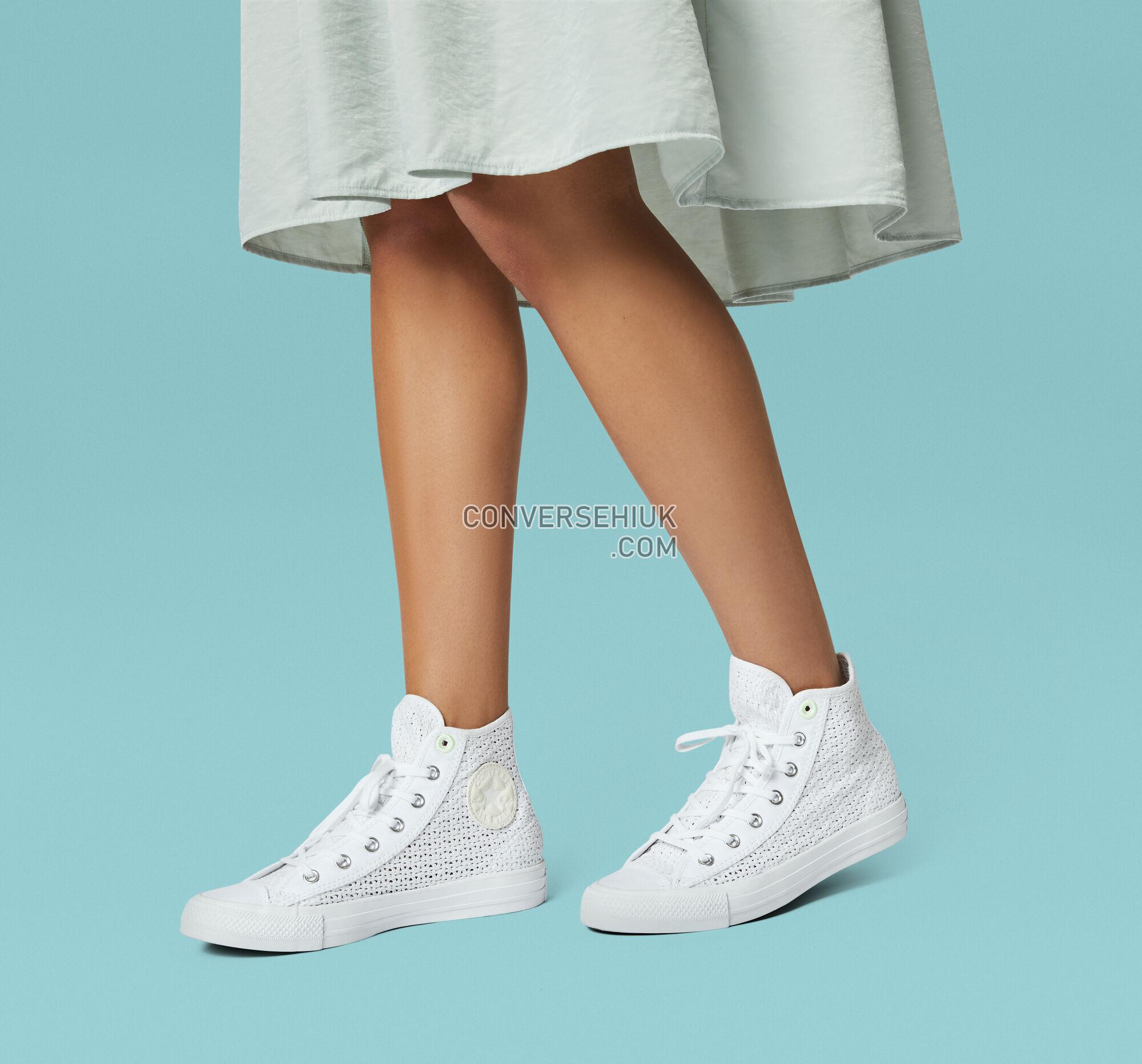 Converse Summer Getaway Chuck Taylor All Star White/Barely Volt/White 567654C Shoes