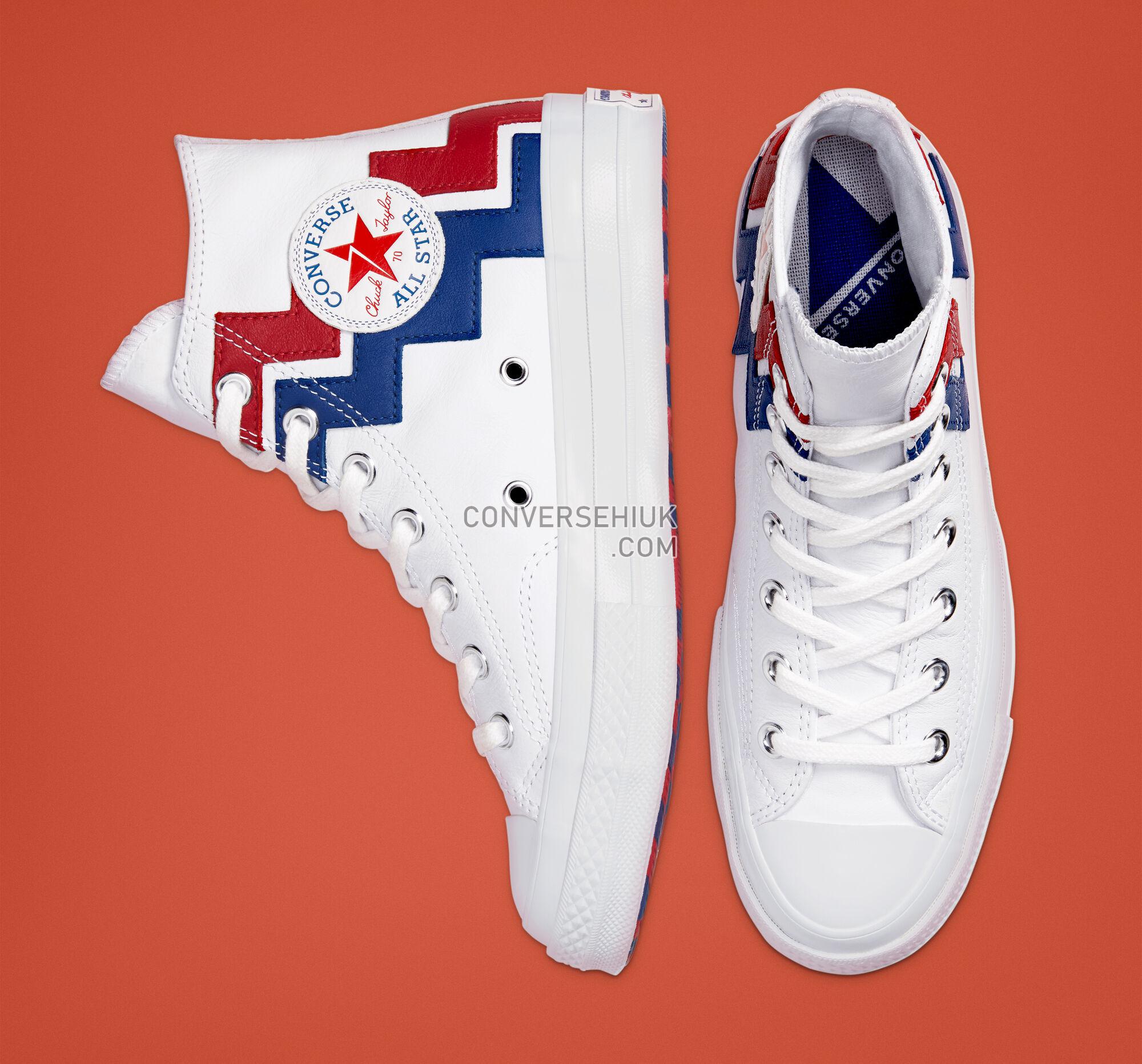 Converse VLTG Chuck 70 White/University Red/Rush Blue 566750C Shoes