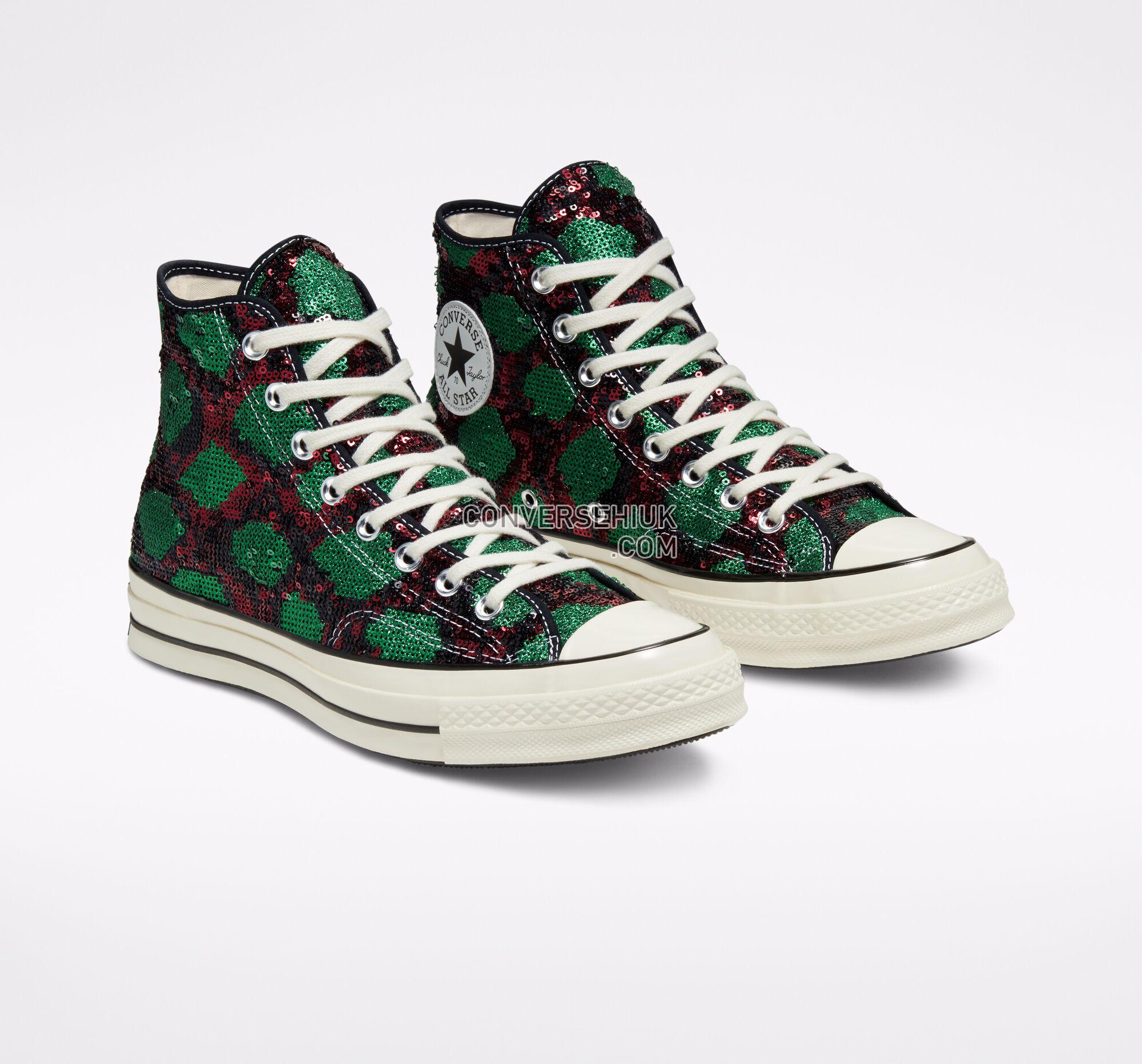 Converse Snakequins Chuck 70 Red/Green/Egret 166561C Shoes