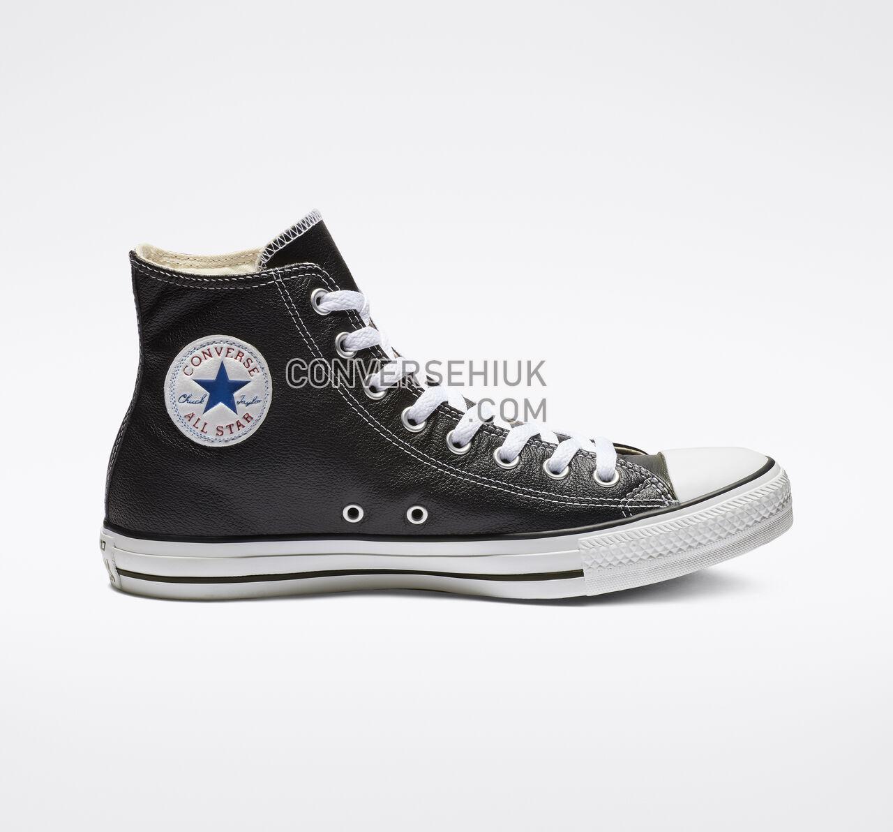 Converse Chuck Taylor All Star Leather High Top Black 132170C Shoes