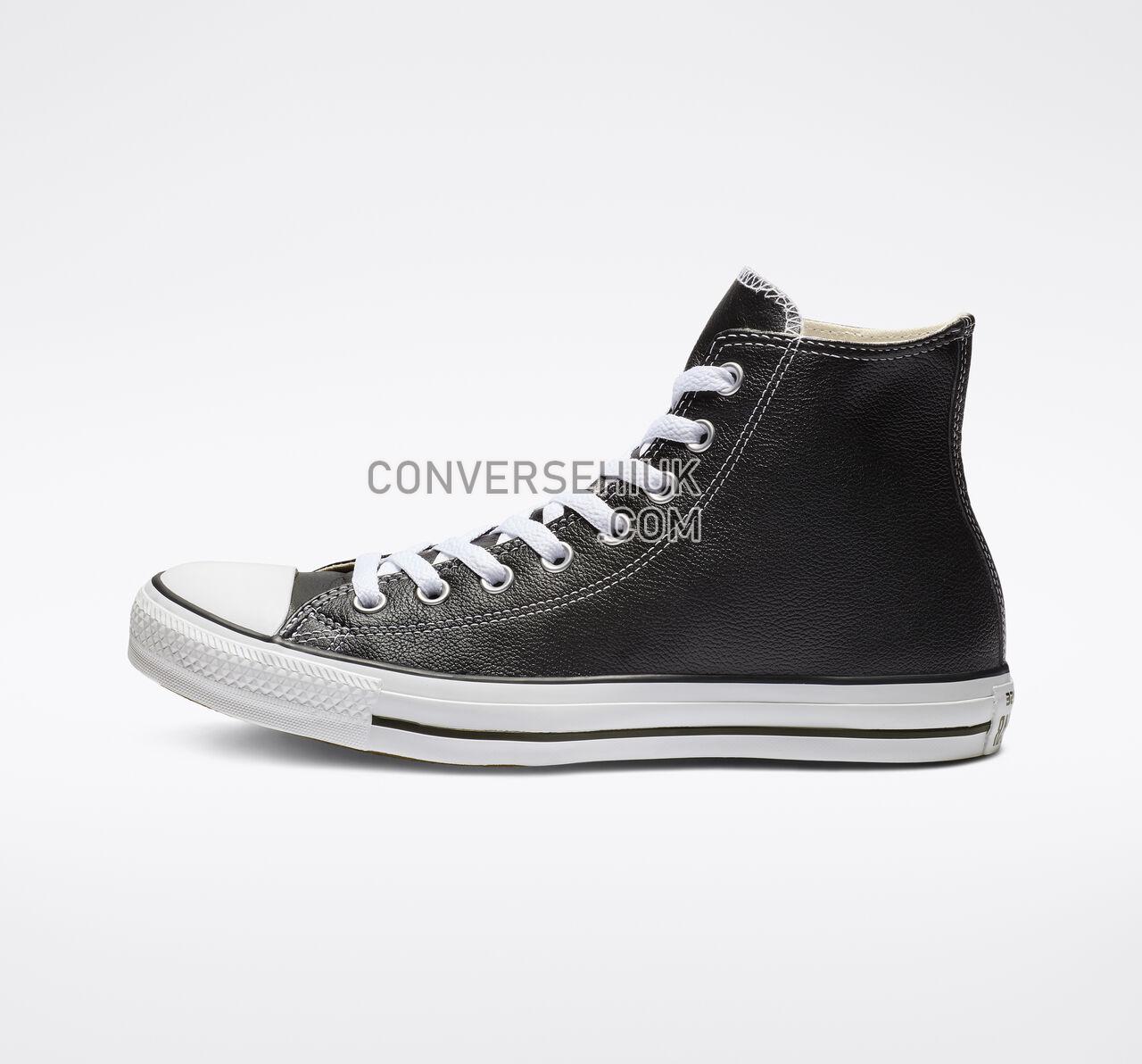 Converse Chuck Taylor All Star Leather High Top Black 132170C Shoes