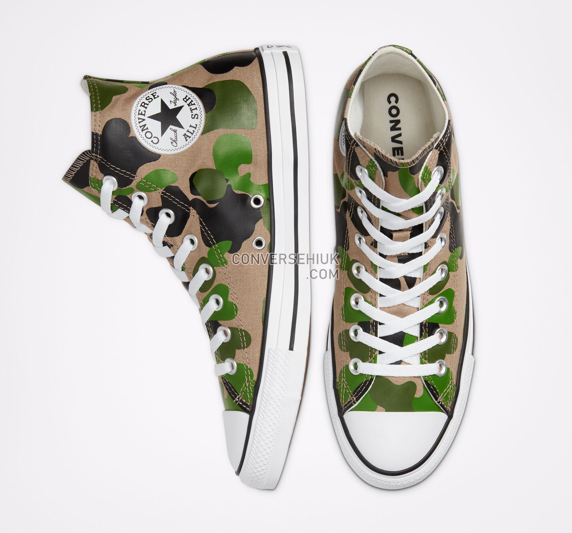 Converse Archival Camo Chuck Taylor All Star Black/Candied Ginger/White 166714F Shoes