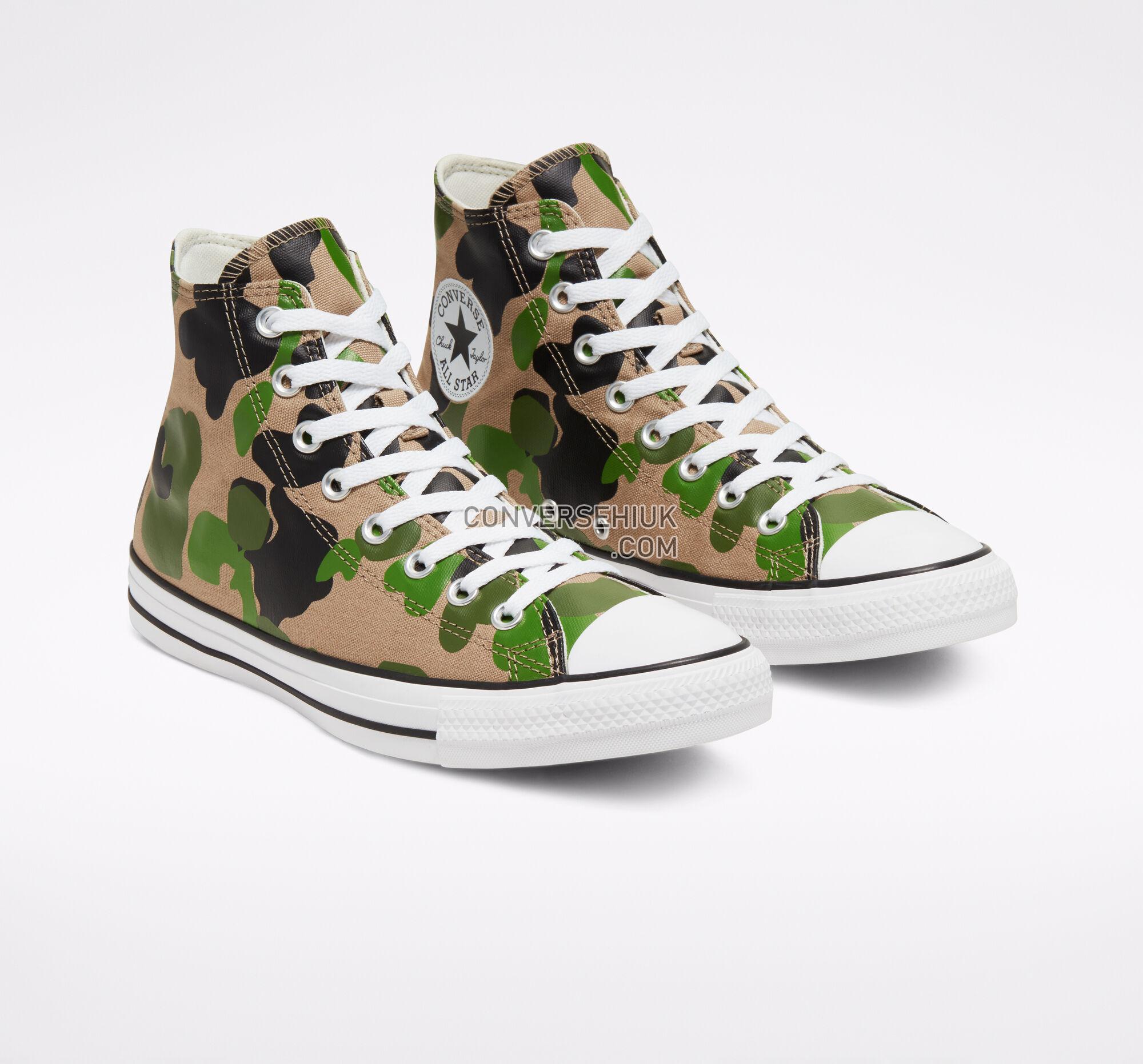 Converse Archival Camo Chuck Taylor All Star Black/Candied Ginger/White 166714F Shoes