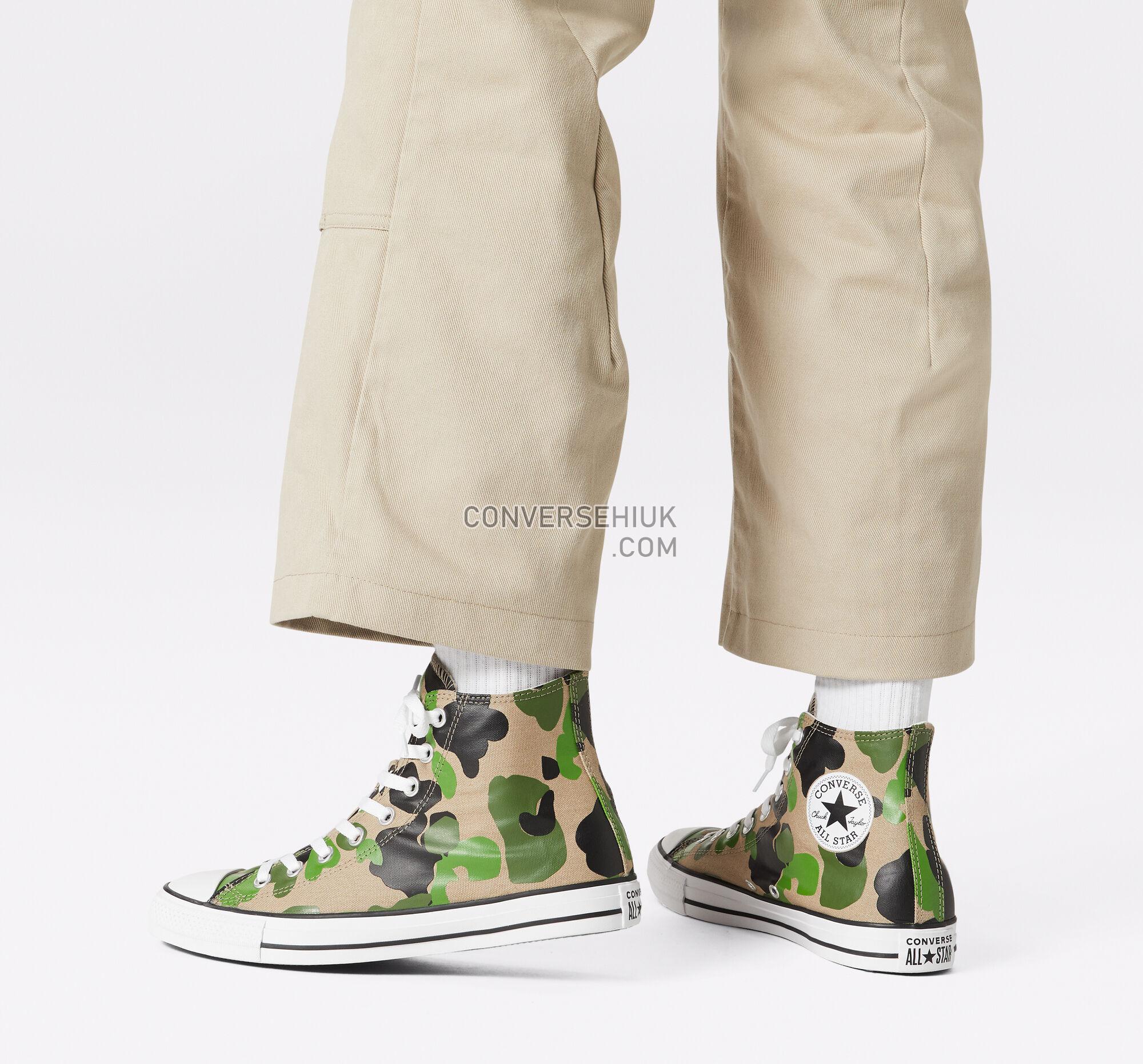 Converse Archival Camo Chuck Taylor All Star Black/Candied Ginger/White 166714F Shoes