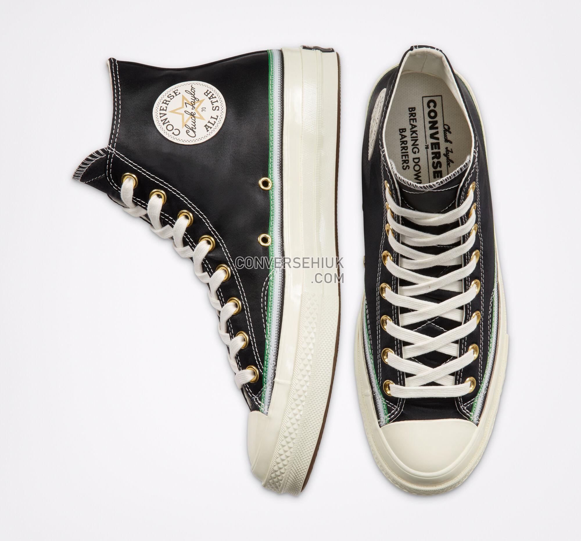 Converse Breaking Down Barriers Capitols Chuck 70 Black/Green/Egret 167057C Shoes