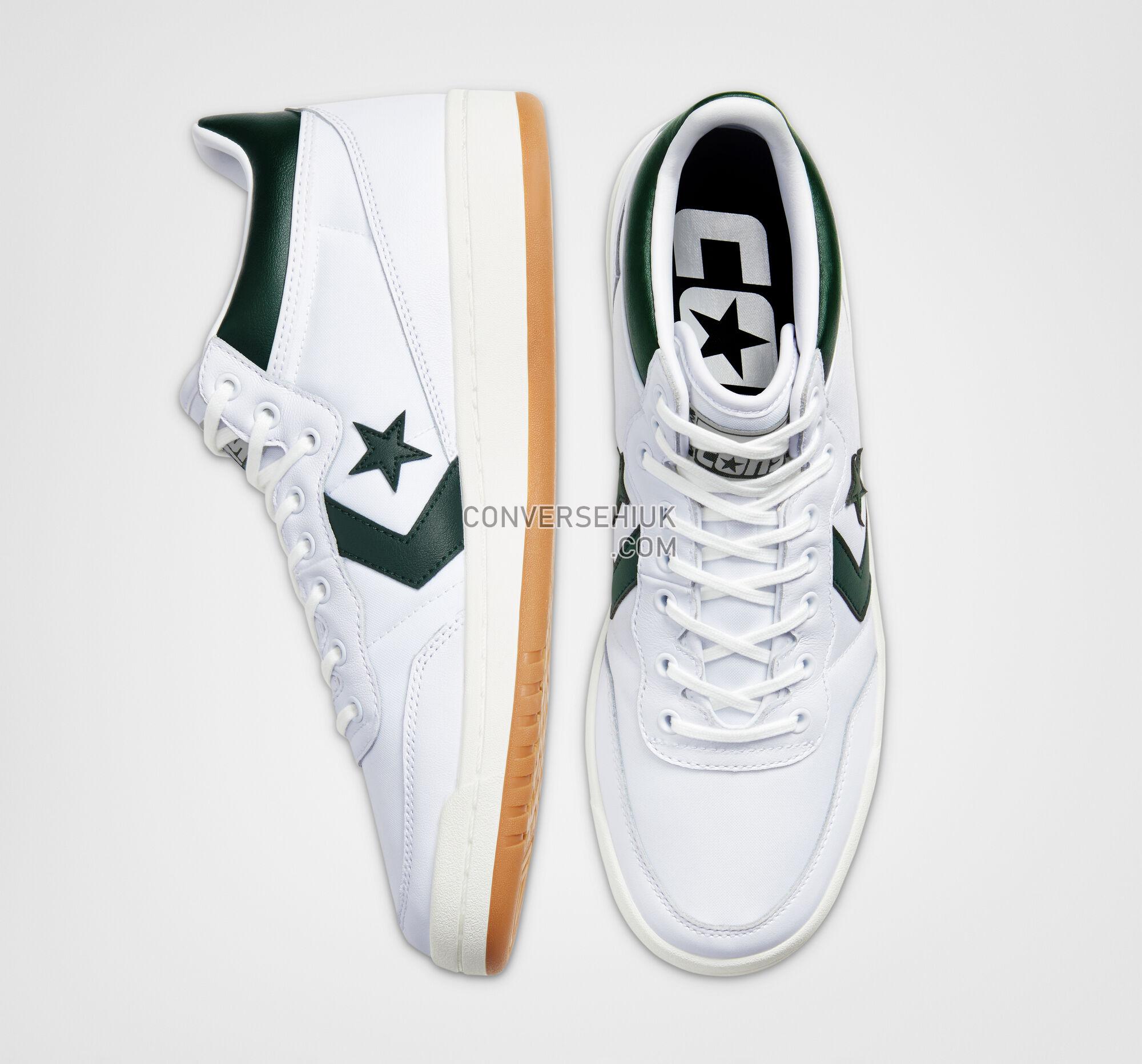 Converse CONS Fastbreak Pro White/Deep Emerald/Gum 166247C Shoes